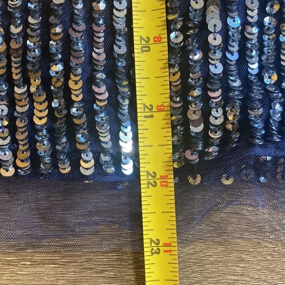 Renzo + Kai sequin mesh illusion tank size XS small - Picture 6 of 10